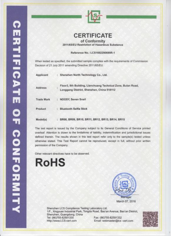 RoHS - Shenzhen Farmar Science and Technology Development Co.,Ltd