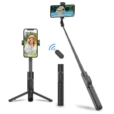 China Aluminum Selfie Stick with Tripod Aluminum Alloy Selfie Stick Selfie Stick Phone Smartphone Selfie Stick for iPhone Samsung Huawei for sale