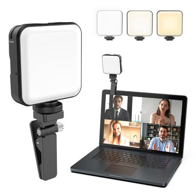 China WONEW FL02 Plastic Video Conference Webcam Lighting for Remote Working Light for Zoom Meeting with Clip LED Lighting for Laptop/Computer for sale