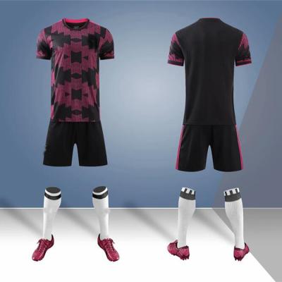 China Wholesale Custom Football Team Training Wear Uniform Football Jersey Sets New Model Kit for sale