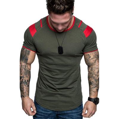 China QUICK DRY Custom Wholesale Summer Fashion T-shirt Round Collar Men's Gym Fitness T-Shirts Casual Short Sleeve Men's Shorts for sale