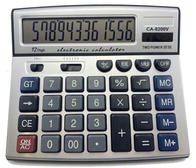 China Large Size Calculator 12 Digit Display Calculator LCD Display Big Size Desktop Calculators Printing Sunway Professional Student Calculator 12 Digits for sale