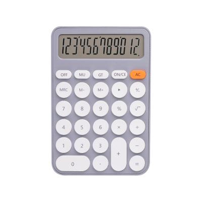 China Large LCD Display 12 Digits Work Calculator Texas Instruments Standard Function LCD Display Electronic Calculator Desk Student Calculator for sale