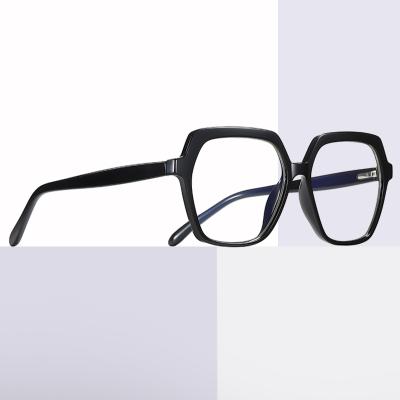 China New Design Light Blue Square Optical Glasses Eyewear Optical Glasses 3508 Custom Purchase Logo Fashionable Metal Optical Glasses for sale