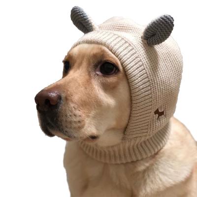 China Best Viable Selling Pet Warm Windproof Hat Cute Big Ears Shape Dog Winter Hat for sale