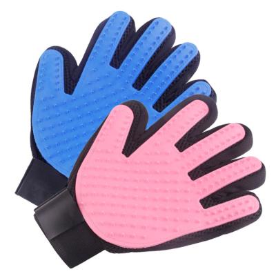 China Viable Pet Massage Grooming Mitt Deshedding Dog Brush Pet Cleaning Glove for Hair Removal for sale