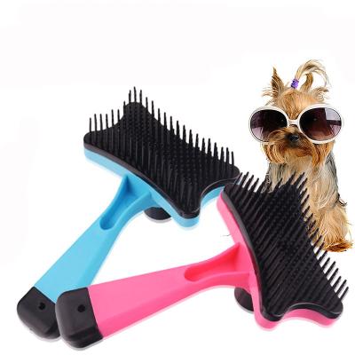 China Comb Viable Hair Removal Pet Beauty Cleaning Comb Removing Plastic Flea Pet Comb for sale