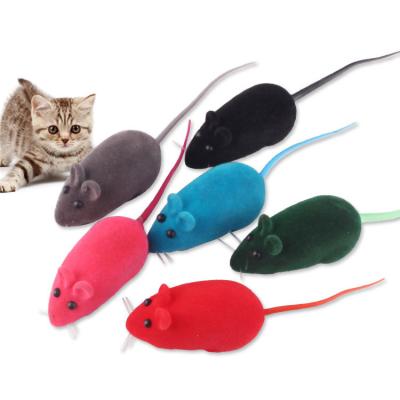 China Small Viable Realistic Hot Selling Cute Rubber Voiced Mouse Toys Dog Cartoon Mouse Toys Cat And Animals for sale