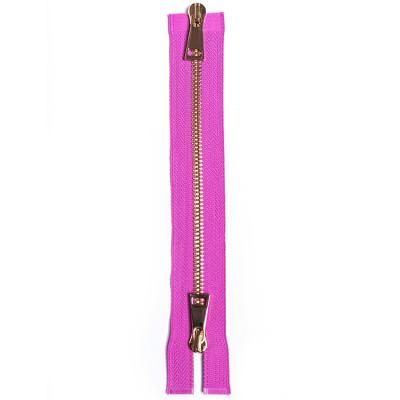 China Viable Professional Manufacturer Custom Metal Zipper Red Blue Multiple Colors Cheap Price for sale