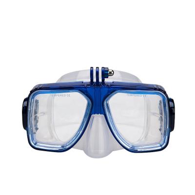 China Scuba adult silicone mask swimming adult diving mask with gopro china manufacturer for sale