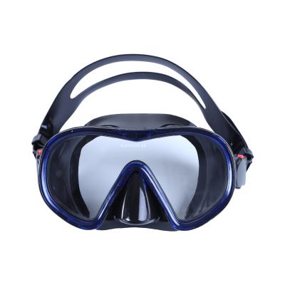 China Freediving Spearfishing Free Diving Mask Foldable Comfortable Half Face Dive Wearing Mask for sale