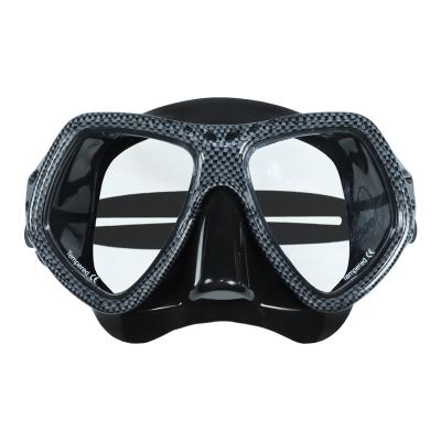 China Hot Selling PC Manufacture Face Snorkel Mask Large For Scuba Diving Mask Silicone Tempered Glass for sale