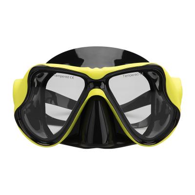 China Professional Sillicon/PC/AL/Rubber Scuba Diving Mask Silicone Skirt and Strap with Fashion Design Diving Mask for Adults for sale