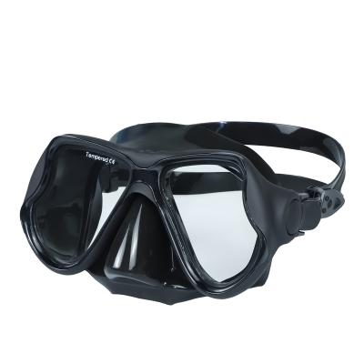 China Sillicon/PC/AL/Rubber fashion design tempered glass lens silicone skirt and strap scuba diving mask for snorkeling for sale