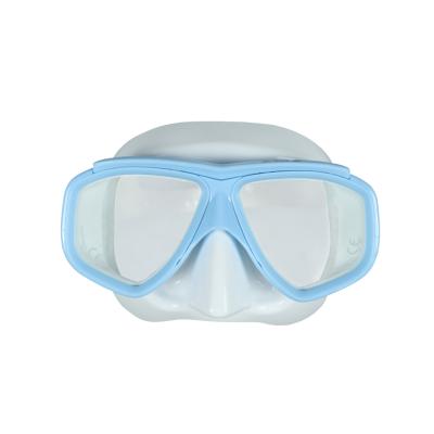 China Transparent Funny Scuba Diving Mask Profession Silicone Dive Swimming And Diving Mask for sale