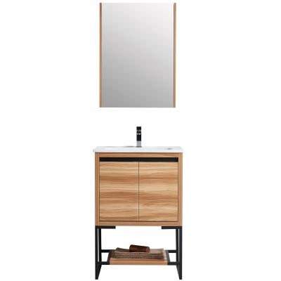 China eco-friendly & water proof & Durable Dining Room Bathroom Vanity With Tall Sink Mirror Bathroom Cabinet for sale