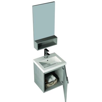 China eco-friendly & water proof & Durable Bathroom Vanity Mirror Cabinet and Wall Mount Bathroom Vanity with Sink and Mini Vanity for sale