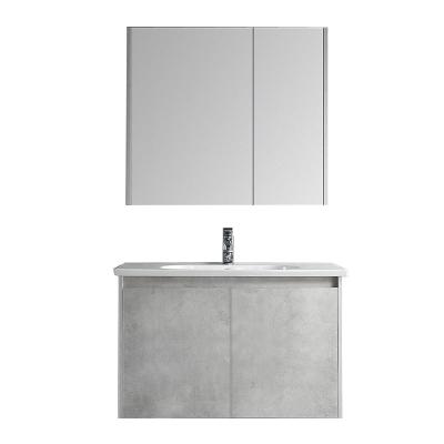 China eco-friendly & water proof & Durable Bathroom Basin Cabinet Vanity And Wall Mounted Cabinet for sale