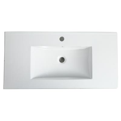 China Bathroom Cabinet Easy Clean Ceramic Basin Luxury Hand Sink For Bathroom for sale