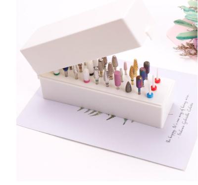 China 30 Holes Convenient Hot Selling Nail Art Tools And Accessories Storage Case Polishing Master Box ZSH-416 for sale