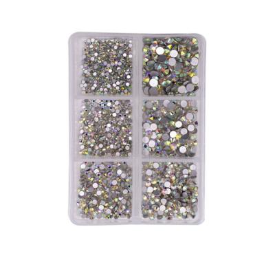 China Brand New Dresser Nail Around Nail Art Decoration Accessories Flat Bottom Diamond 3d Sticker for sale