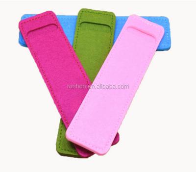 China Casual Candy Color Felt Pen Protector Customized Pencil Bag Promotion Pencil Pouch for sale