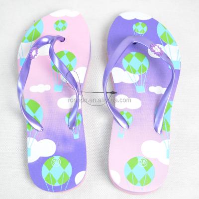 China Purple Lady's Summer Fashion EVA Flip Flops Flip Flops Slippers With Non-slip Sole for sale