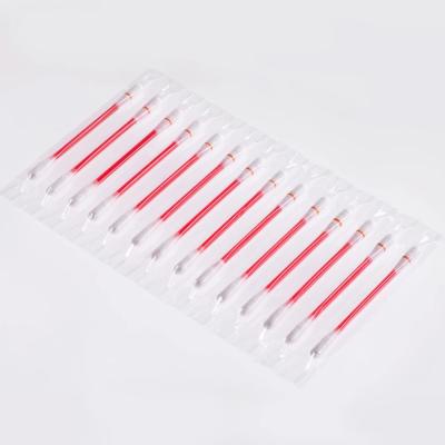 China Lipstick Application Hot Sales Disposable Cotton Buds Tattoo Lipstick Lip Gloss for sale