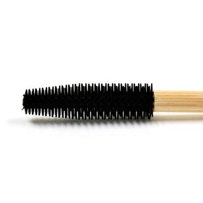 China Black Disposable Silicone Mascara Wand (25 Per Pack) Eco-Friendly Tapered Diameter 110mm 4mm for sale