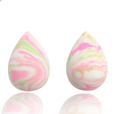 China Marble Mixed Beauty Makeup Application Shenzhen Factory Latex Free Makeup Sponge Applicator Color Blender Color Blender Sponge for sale