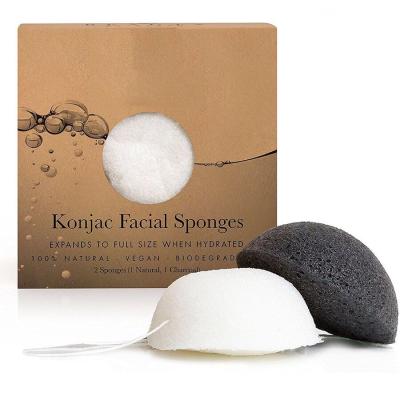 China New 100% Green Tea Sponge Japan Natural Konjac Sponge Facial Konjac Sponge Plant Fiber Natural Sponges For Sale for sale