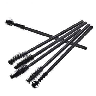 China Wholesales Silicone Eyelash Tinting Comb Brush Silicone Eyebrow Brush Eyebrow Comb Makeup Brush E-09 for sale