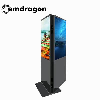 China Indoor AD Player 3d Double Sided Digital Signage Ultra Thin 32 Inch Double Sided Full Color Waterproof Led Advertising Display for sale