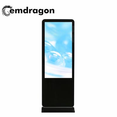 China Super Slim Indoor Show 55inch Floor Standing Digital Video Signage Screen Advertising Player for sale