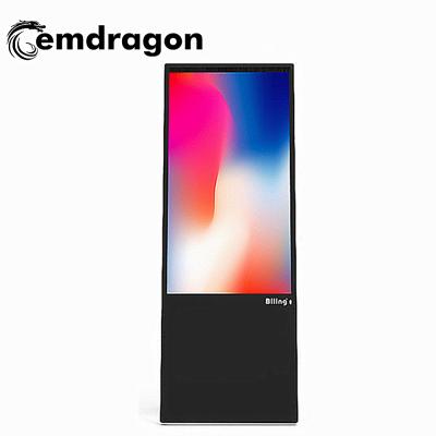 China New Type Indoor 55 Inch Ultra Thin Vertical Portable Digital Signage Video Recorder Display Touch Screen Kiosk for sale