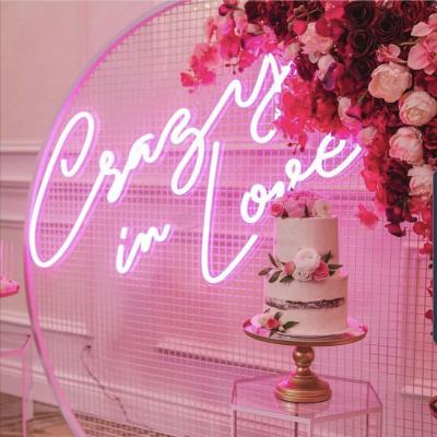 China Buildings Drop Shipping Cable Led Acrylic Neon Sign Outdoor Wedding Letter Neon Lights Custom Decoration Logo for sale