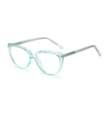 China Crystal Color TR90 Optical Glass Optical Frame With Spring Hinge For Fashion Lady Eye Glass Frames for sale