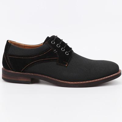 China Black Oxford PU Suede Italy Stylish Men's Shoes Black New Lightweight Popular Men's Stylish Shoes for sale