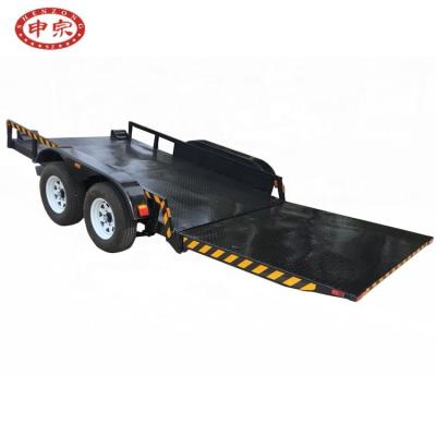 China Hydraulic Tilting Car Trailer Car Carrier Trailer 2000kgs Car Trailers for sale