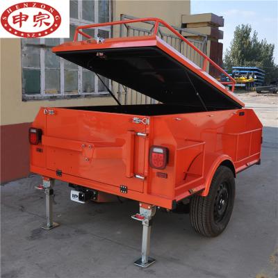 China Travel trailer factory producing small travel comper boxcar trailer for sale