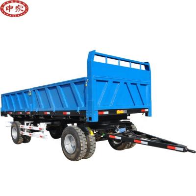 China Properly Built And Strong Agriculture Tractor Dump Tilting Trailer Farm Trailer for sale