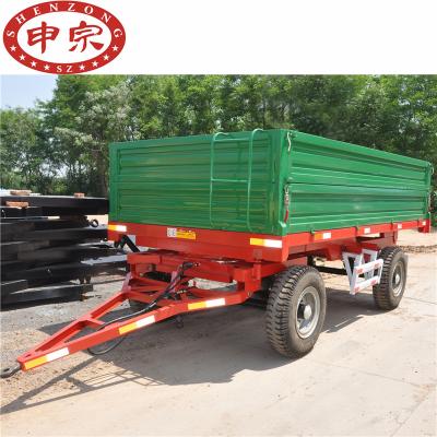 China Mini 5 Ton Single Axle Dump Farm Hydraulic High Quality Agriculture Dump Trailer for sale