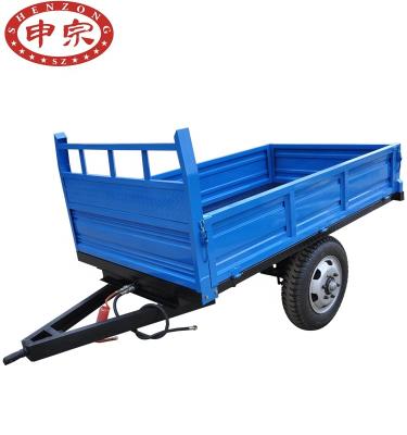 China Truck Trailer 2 Ton Single Axle Utility Trailer General Farm Trailer Cheaper Price for sale