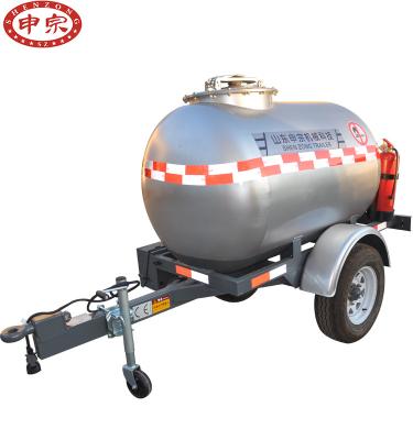 China Truck Trailer CE Certificates Factory Producing Small Gasoline And Oil Tank Trailer for sale