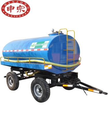 China Truck Trailer 4 Wheel Farm Trailer Use Water Tank Trailer For Agriculture 5000L for sale