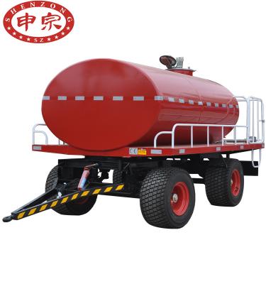 China Truck Trailer 6000 Liter 4 Wheel Agriculture Transport Farm Water Tank Trailer for sale