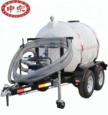 China Plastic Truck Trailer 2000L Water Tank Trailer Car Trailer Water Trailer for sale