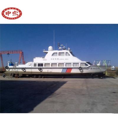 China Boat Trailer Factory Customized Heavy Duty Galvanized 25 Ton Boat Trailer for sale