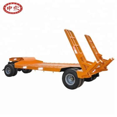 China Truss Compact 7ton Tractor Towing Transport Trailer For Excavator for sale