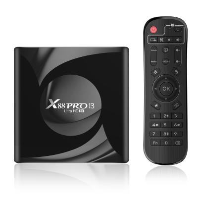 China OTA Pro TV tvbox Android X88 PRO 13 X88 Update Box RK3528 Quad Core 4GB RAM 64GB ROM IP TV 8K Pro TV Box Android X88 PRO 13 for sale